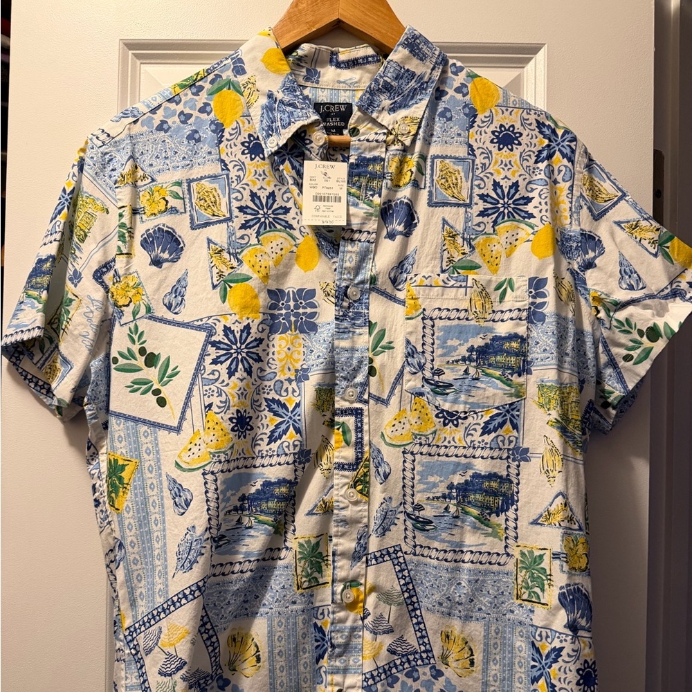 NWT J. Crew Men’s Short Sleeve Shirt